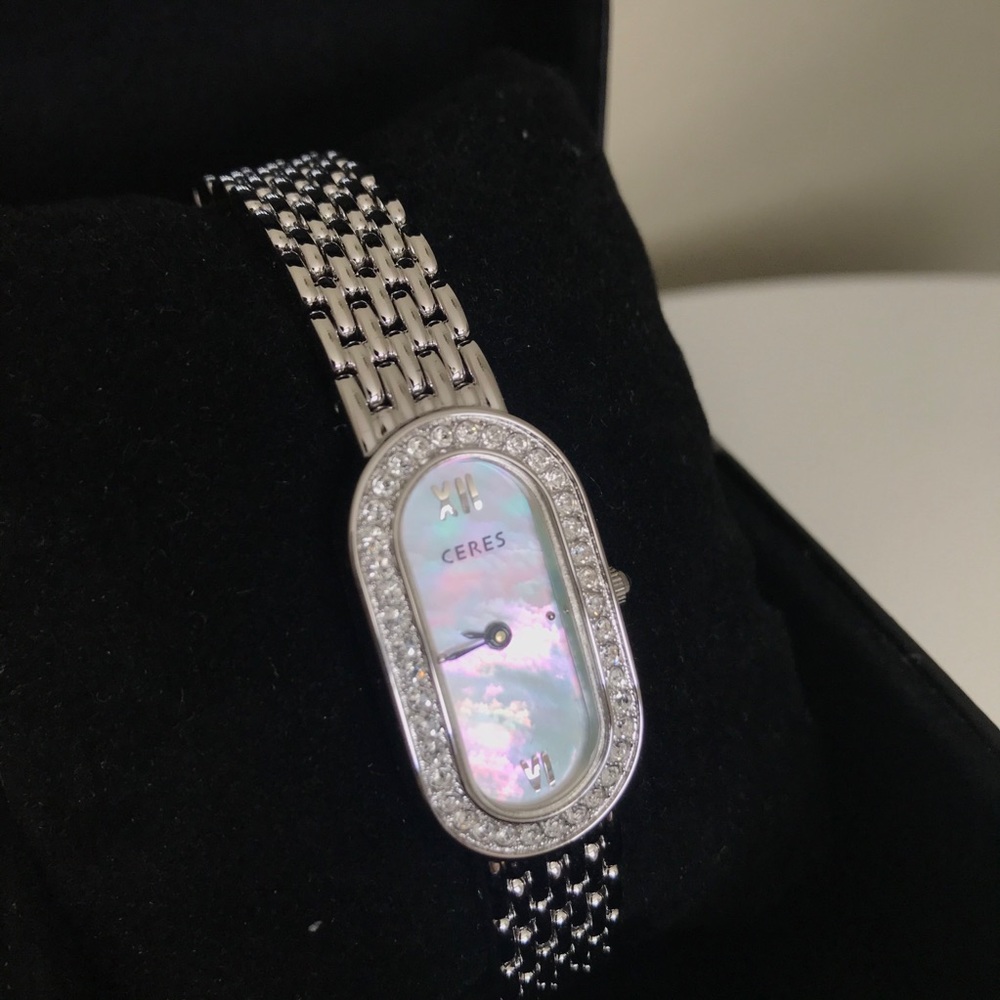 Ceres silver bracelet watch NWT